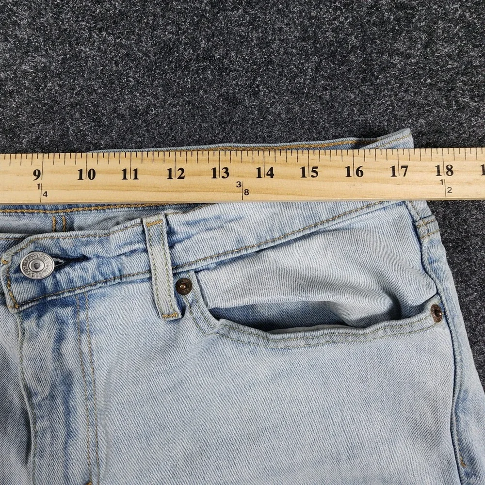 Levi's 511 Slim Fit Jeans Mens 36x29 Fit 35x27.5 Light Wash Denim Stretch